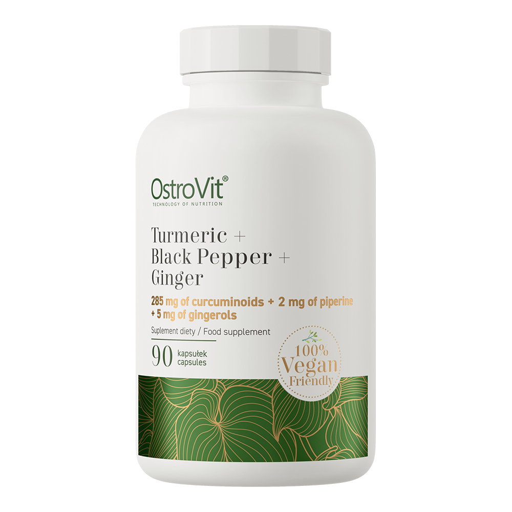 OstroVit Turmeric+Black Pepper+Ginger VEGE 90caps