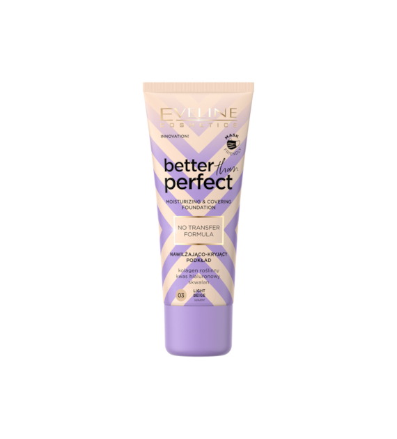 Better Than Perfect Podkład nawilżająco-kryjący nr 03 Light Beige (warm) 30 ml