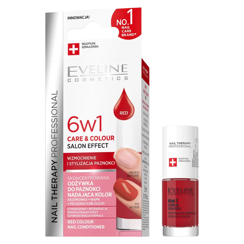 NAIL THERAPY ODŻYWKA DO PAZNOKCI 6W1 CARE & COLOUR READ 5ml