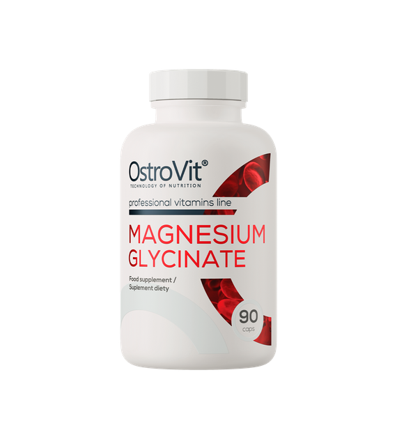 OstroVit Glicynian Magnezu 90 kapsułek