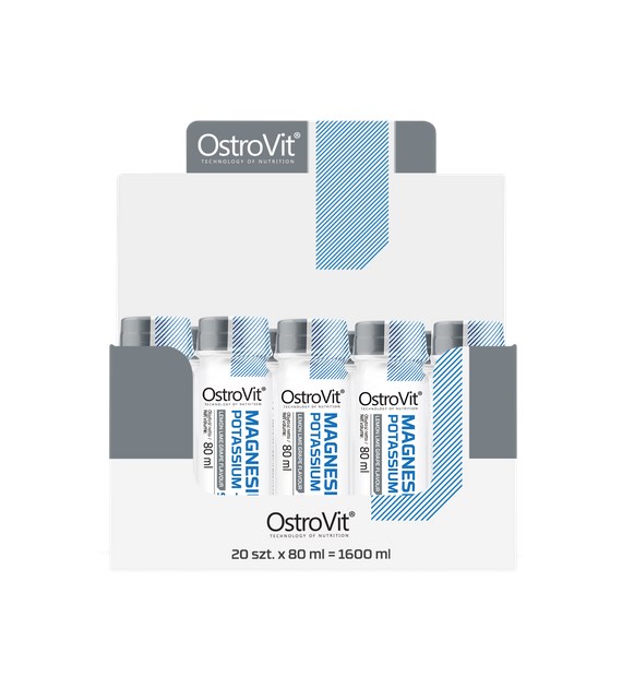 OstroVit Magnesium Potassium + B6 Shot 20 x 80 ml