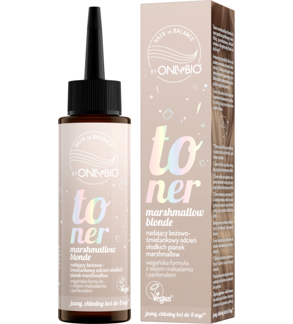 OnlyBio Hair in Balance Toner Marshmallow Blonde 100 ml   -  PROMOCJA*