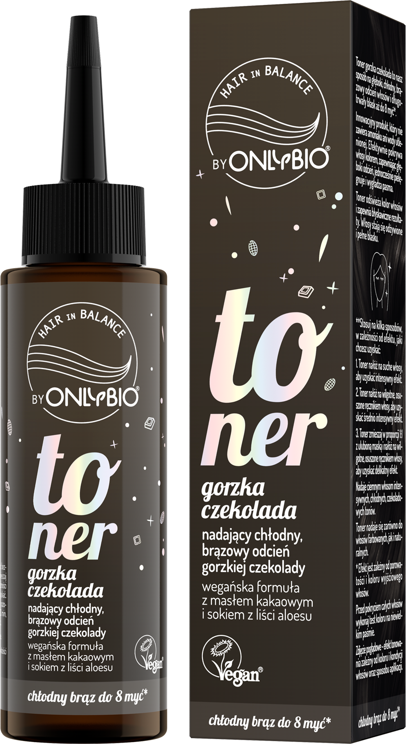 ONLYBIO Hair in Balance Toner Gorzka Czekolada 100 ml