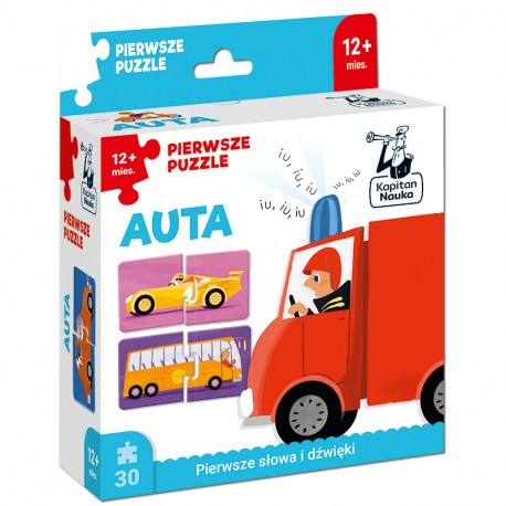 GRA  PIERWSZE PUZZLE  AUTA