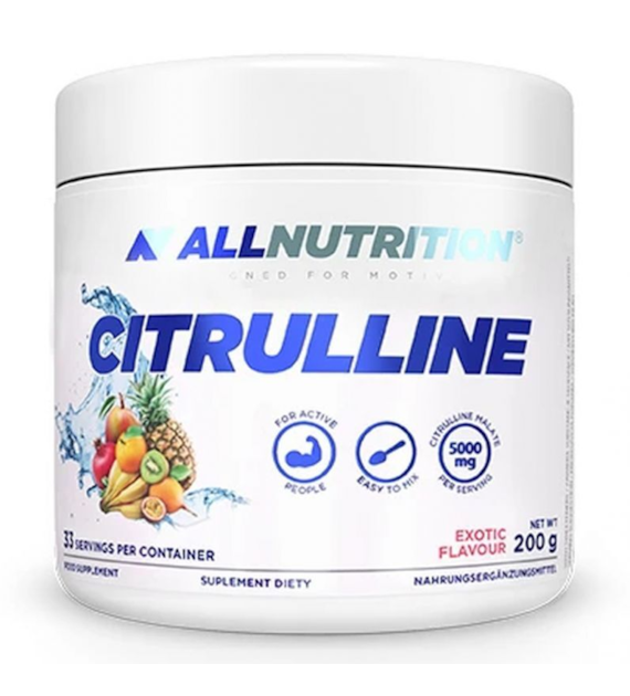ALLNUTRITION CITRULLINE 200g JABŁCZAN CYTRULINY CYTRULINA ENERGIA MIĘŚNIE Exotic