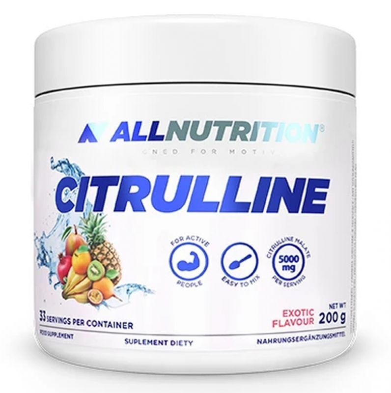 ALLNUTRITION CITRULLINE 200g JABŁCZAN CYTRULINY CYTRULINA ENERGIA MIĘŚNIE Exotic