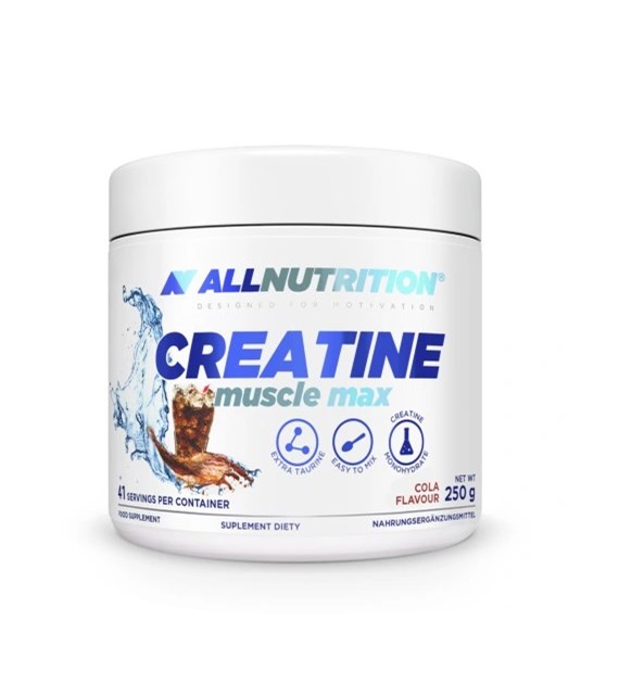 ALLNUTRITION CREATINE MUSCLE MAX 250g COLA KREATYNA MONOHYDRAT KREATYNY