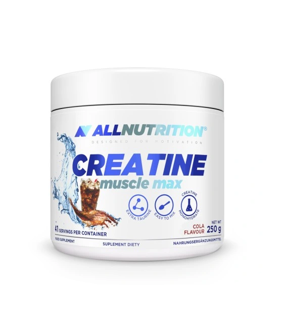 ALLNUTRITION CREATINE MUSCLE MAX 250g COLA KREATYNA MONOHYDRAT KREATYNY