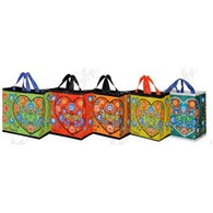 FRASPO Torba z PP FOLKLOR 2 zestaw 5 kolorów w mikscie  35x20x35 24 l. (po 25 sztuk)