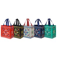FRASPO Torba z PP MINI FOLKLOR  zestaw 5 kolorów w mikscie 26x15x27  10 l. (po 25 sztuk)