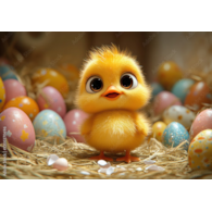 PUZZLE DREWNIANE WIELKANOCNY KURCZACZEK 50 ELEMENTÓW 4+