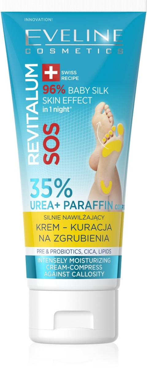 REVITALUM KREM-KURACJA DO STÓP 75ML 35% UREA+PARAFFIN COMPLEX NA ZGRUBIENIA