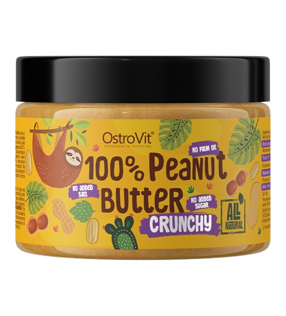 OstroVit 100% Krem Orzechowy 500g chrupiąca