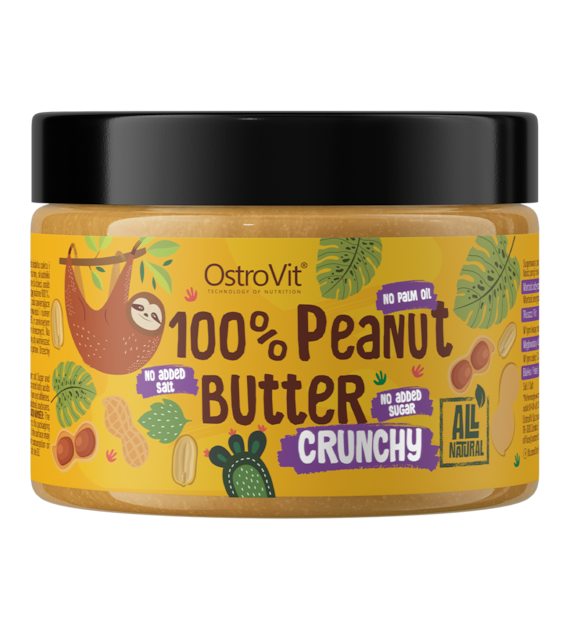 OstroVit 100% Krem Orzechowy 500g chrupiąca