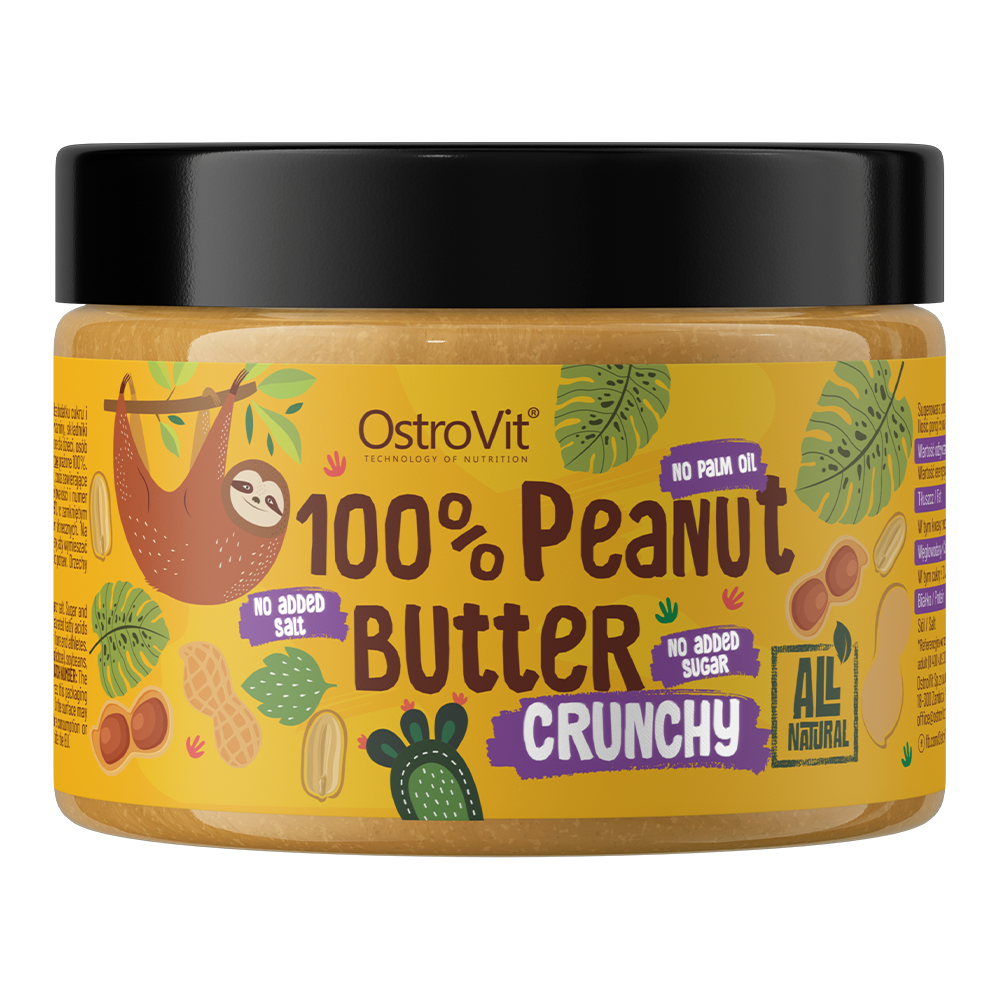 OstroVit 100% Krem Orzechowy 500g chrupiąca
