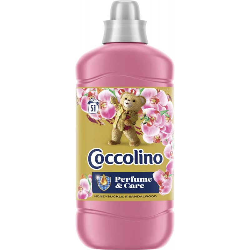 COCCOLINO PŁYN DO PŁUKANIA Tkanin Honeysuckle & Sandalwood 1275ML (51 Prań)