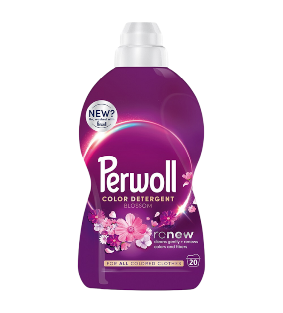 Perwoll Renew Color Blossom Płyn do Prania Wszystkich Rodzajów Tkanin 1L (20 Prań)