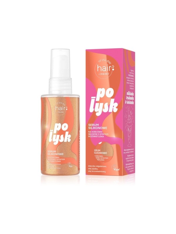 ONLYBIO  Hair of the day Połysk Serum silikonowe do włosów z drobinkami 70 ml