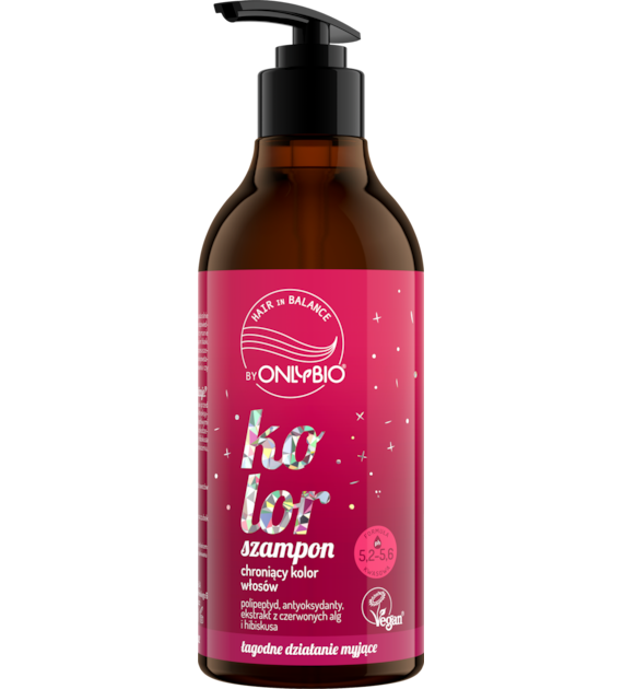 OnlyBio  Hair in Balance Kolor Szampon chroniący kolor włosów 400 ml