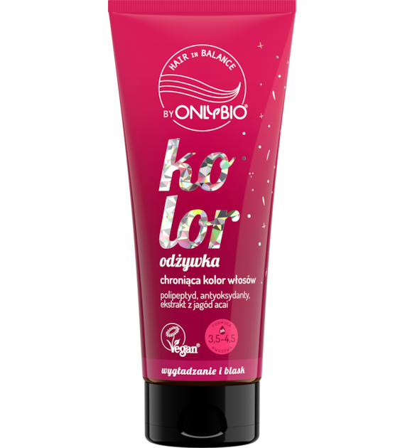 OnlyBio  Hair in Balance Kolor Odżywka wygładzająco-ochraniająca kolor 200 ml