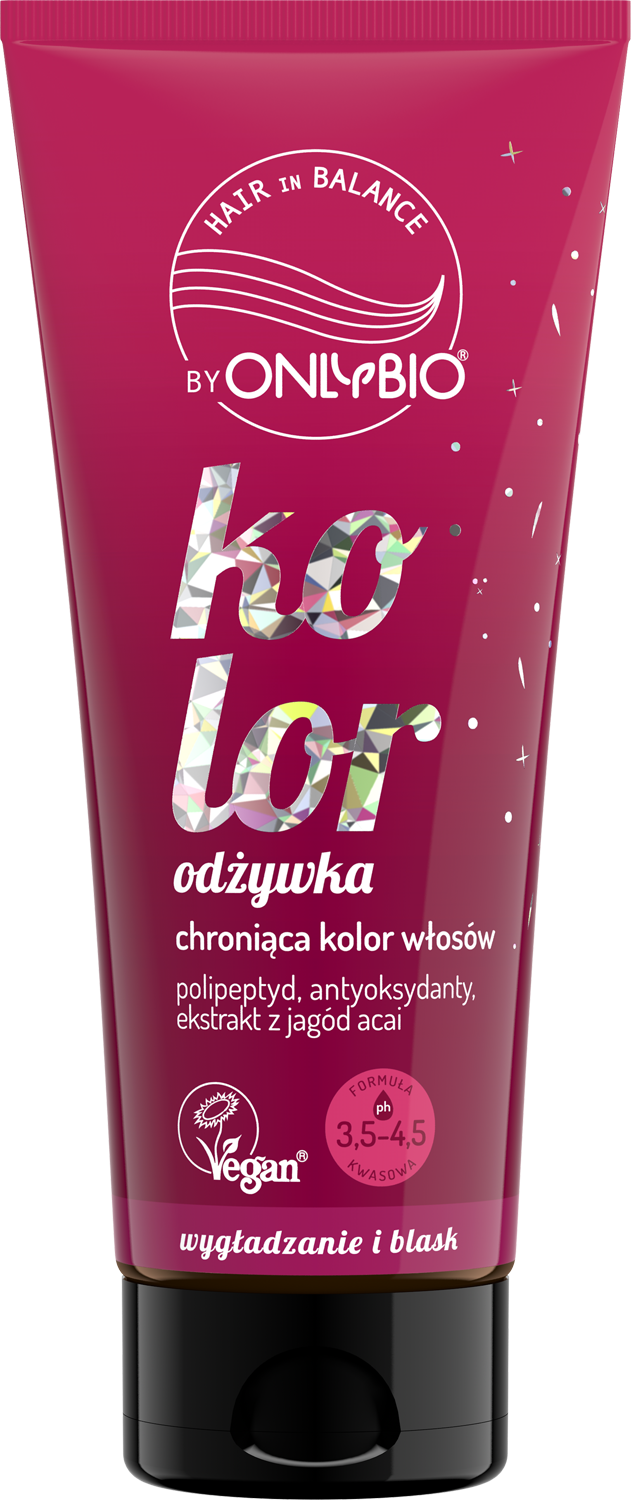 ONLYBIO   Hair in Balance Kolor Odżywka wygładzająco-ochraniająca kolor 200 ml