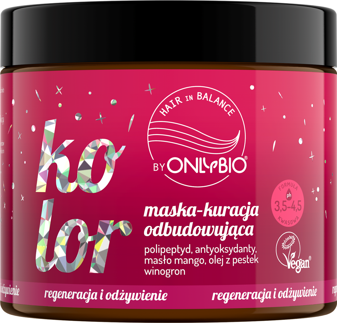 ONLYBIO   Hair in Balance Kolor Kuracja odbudowująca 280 ML