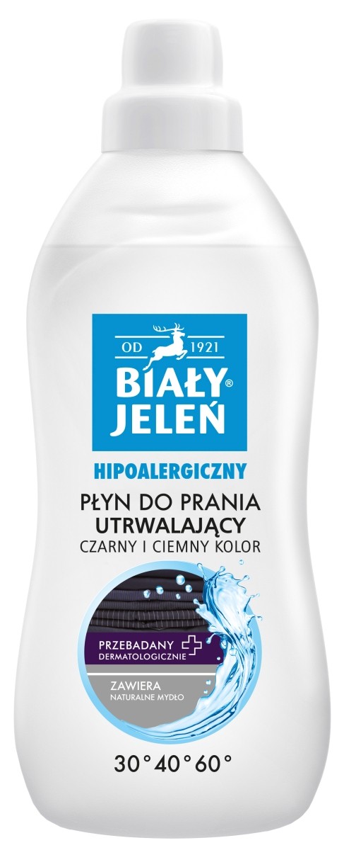 BIAŁY JELEŃ HIPOalerg Płyn d/prania ciemne 1l