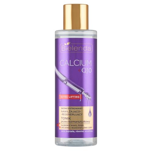BIELENDA - CALCIUM + Q10 Skoncentrowany nawilżająco - regenerujący tonik przeciwzmarszczkowy, 200 ml
