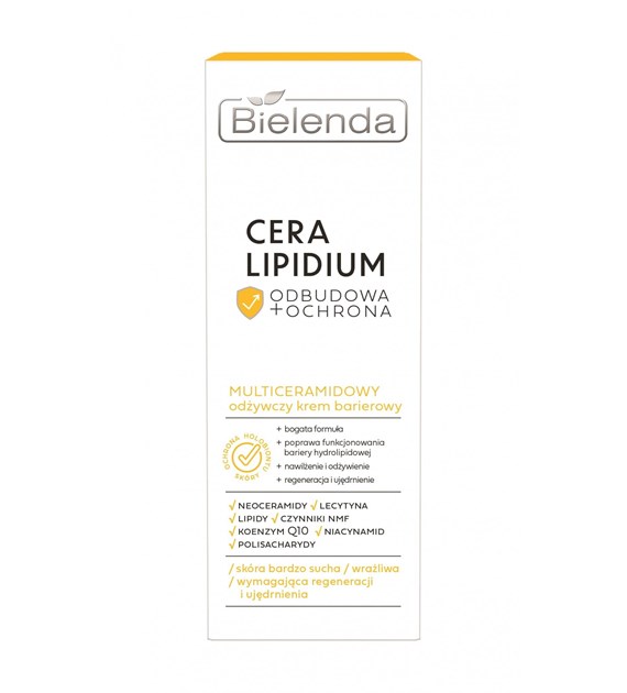 BIELENDA - CERA LIPIDIUM Multiceramidowy odżywczy krem barierowy, 50ml