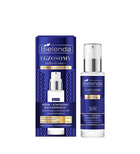 BIELENDA - EGZOSOMY MŁODOŚCI Serum - koncentrat multi naprawczy na noc, redukujący zmarszczki i przebarwienia, 30 ml
