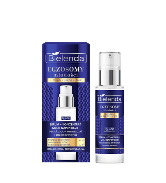 BIELENDA - EGZOSOMY MŁODOŚCI Serum - koncentrat multi naprawczy na noc, redukujący zmarszczki i przebarwienia, 30 ml