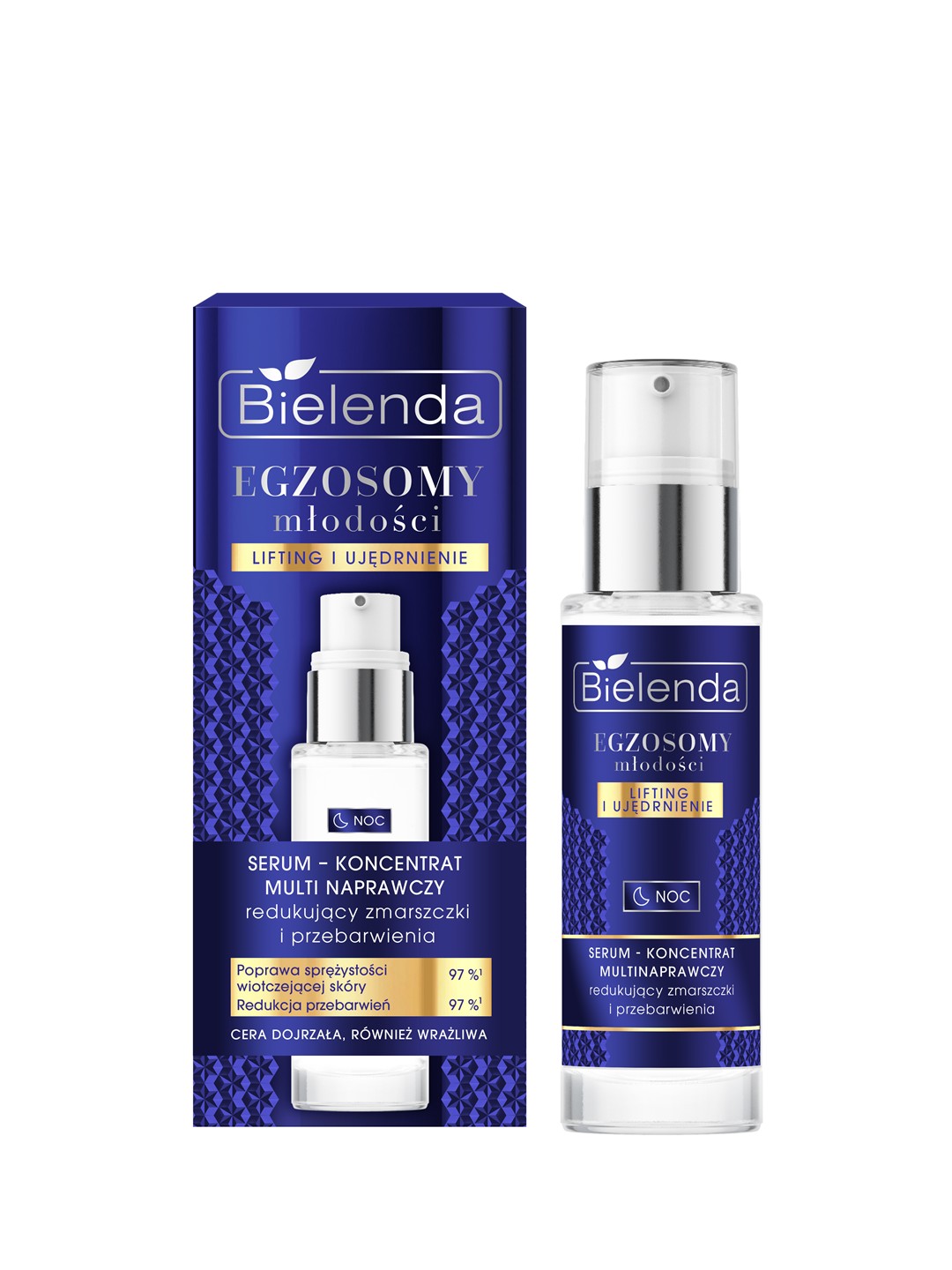 BIELENDA - EGZOSOMY MŁODOŚCI Serum - koncentrat multi naprawczy na noc, redukujący zmarszczki i przebarwienia, 30 ml