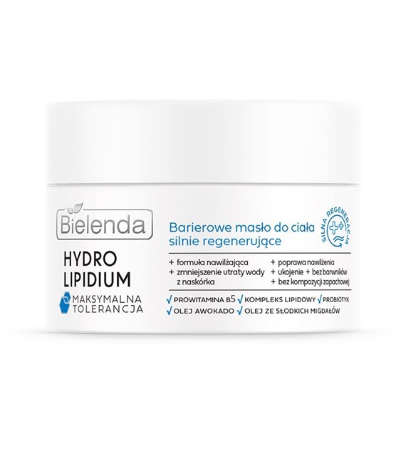 BIELENDA - HYDRO LIPIDIUM Barierowe masło do ciała silnie regenerujace, 200ml