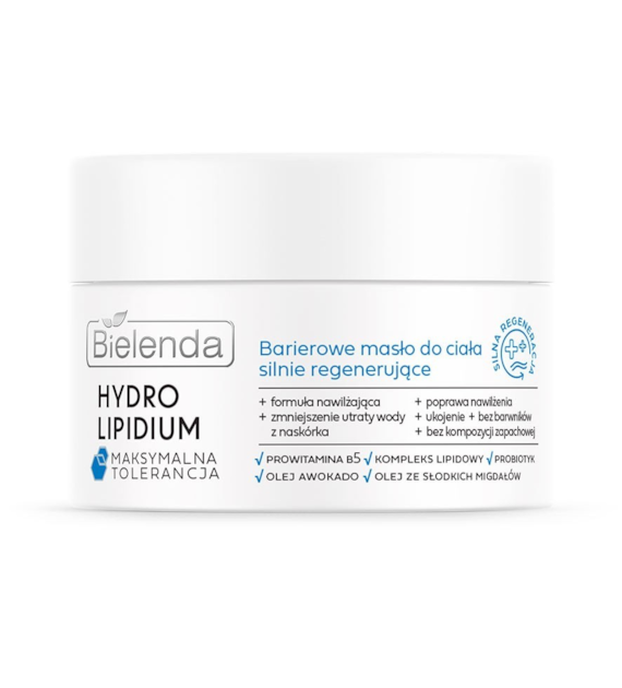 BIELENDA - HYDRO LIPIDIUM Barierowe masło do ciała silnie regenerujace, 200ml