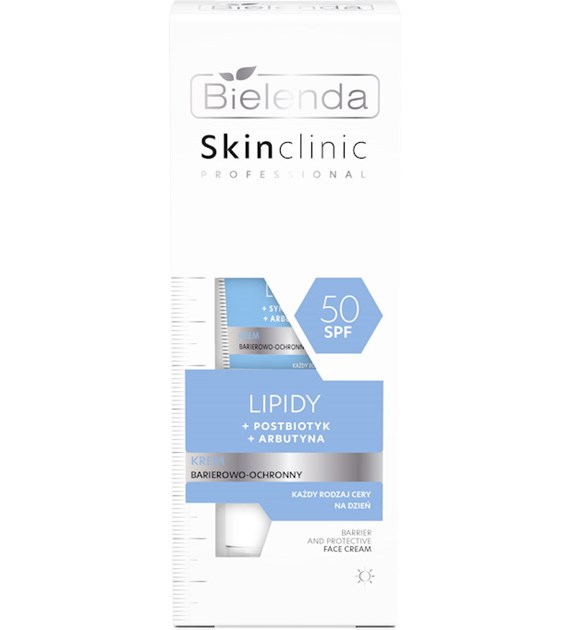 BIELENDA - SKIN CLINIC PROFESSIONAL LIPIDY krem barierowo - ochronny z SPF 50, 40 ml