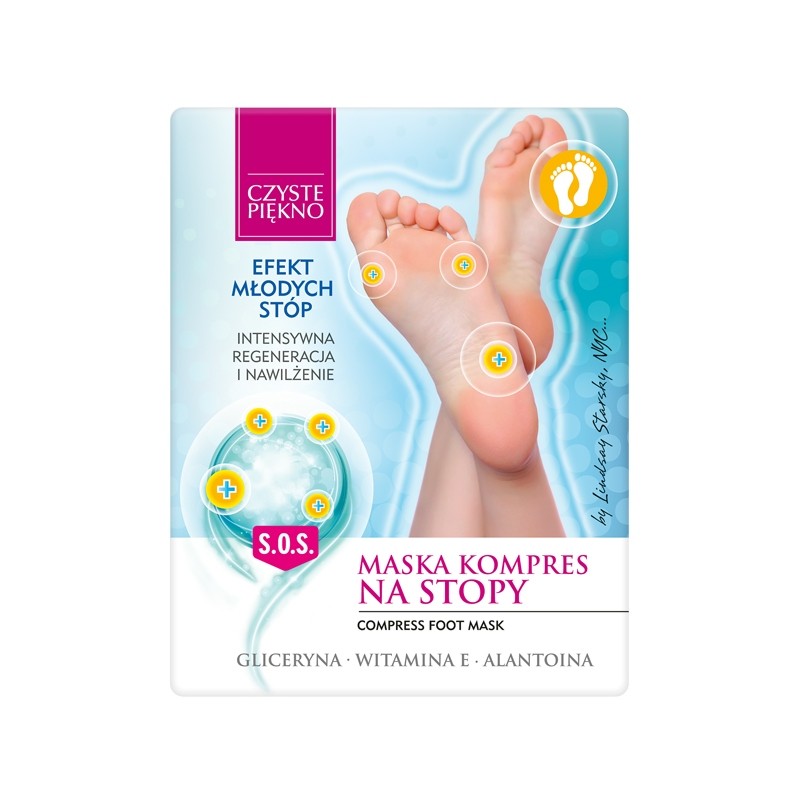 CZYSTE PIĘKNO - MASKA-KOMPRES NA STOPY