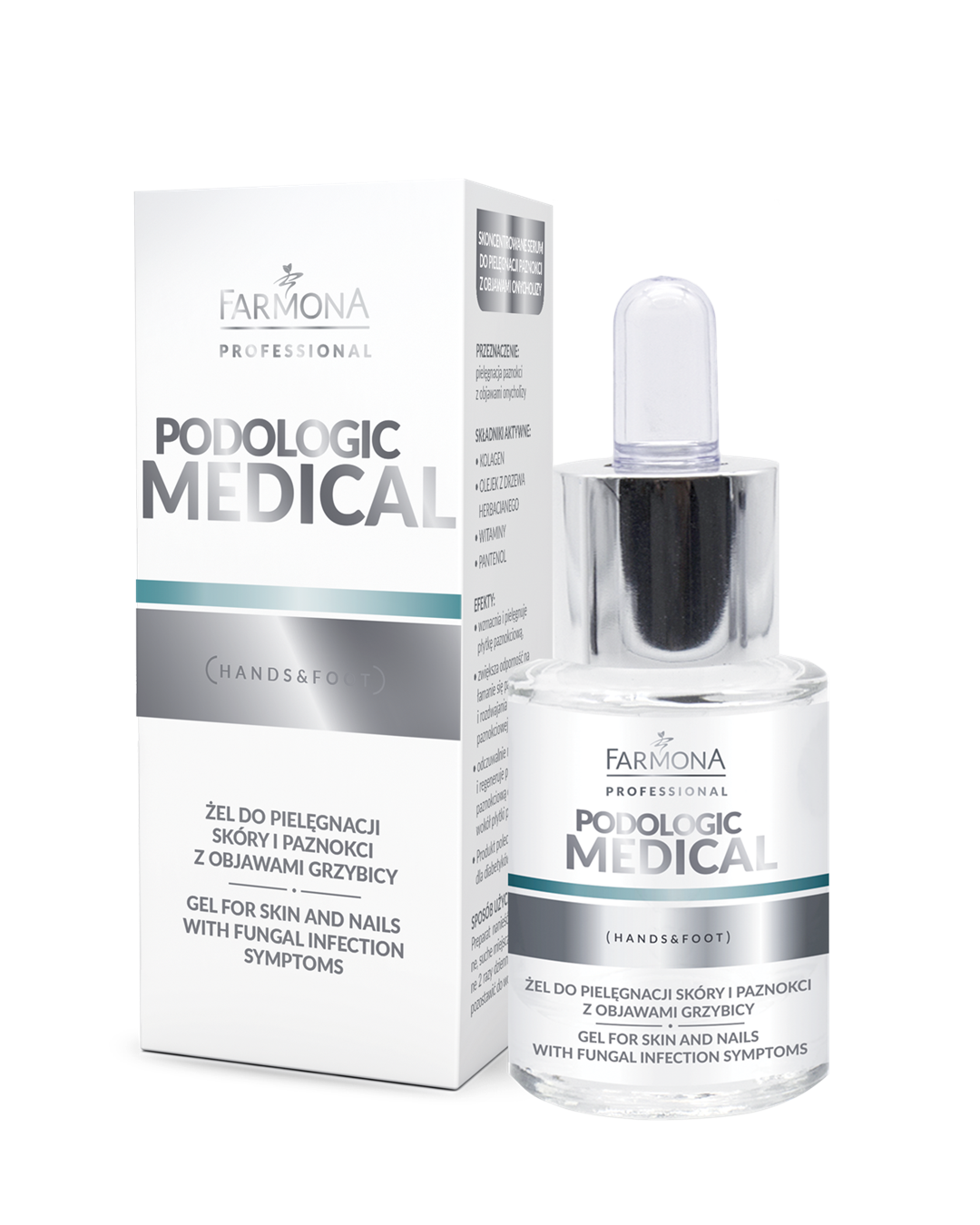 PODOLOGIC MEDICAL Żel do pielęgnacji skóry i paznokci z grzybicą 15ml