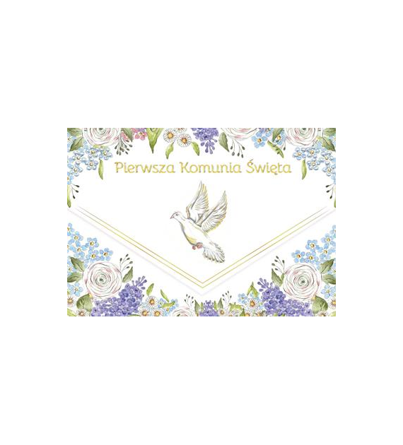 KARNET KOMUNIA GOŁĄB MAJOWY