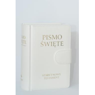 PISMO ŚWIĘTE. Stary i Nowy Testament B6 / biała z obwolutą. /Święty Wojciech/