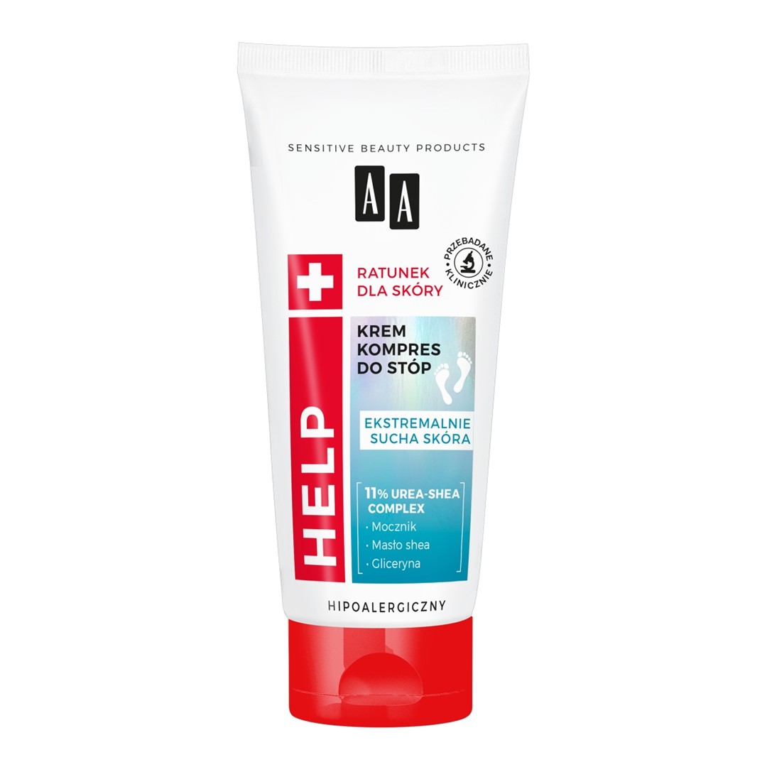 AA HELP KREM DO STÓP 75ML KOMPRES ODŻYWCZY SKÓRA EKSTREMALNIE SUCHA