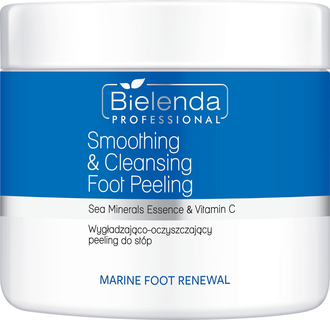 BIELENDA PRO MARINE FOOT RENEWAL Wygładzająco-oczyszczający peeling do stóp, 600g
