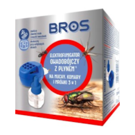 BROS Elektrofumigator owadobójczy 3w1 NA MUCHY, KOMARY i MRÓWKI + płyn 30 ml, zestaw