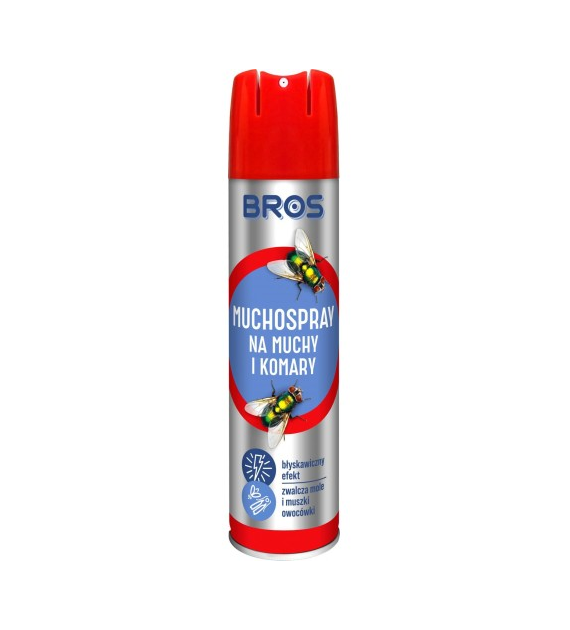 BROS Preparat na muchy i komary MUCHOSPRAY, 400 ml