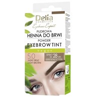 Delia Pudrowa henna do brwi 5.0 Jasny Brąz 4g