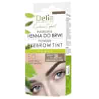 Delia Pudrowa henna do brwi 5.0 Jasny Brąz 4g