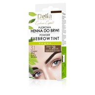 Delia henna pudrowa do brwi 3.1 czarny brąz 4g