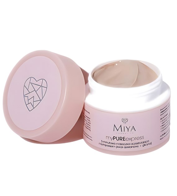 MIYA myPUREexpress 5-minutowa maseczka oczyszczająca z kompleksem [kwas azelainowy + glicyna], 50 g