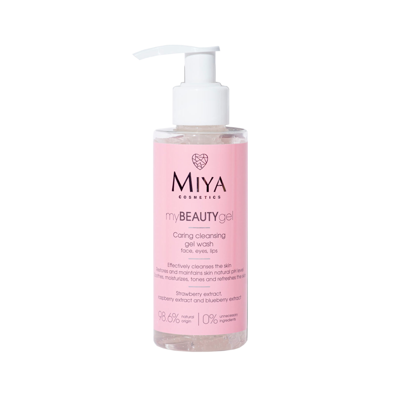 MIYA myBEAUTYgel Pielęgnujący żel do mycia i oczyszczania, 140  ml