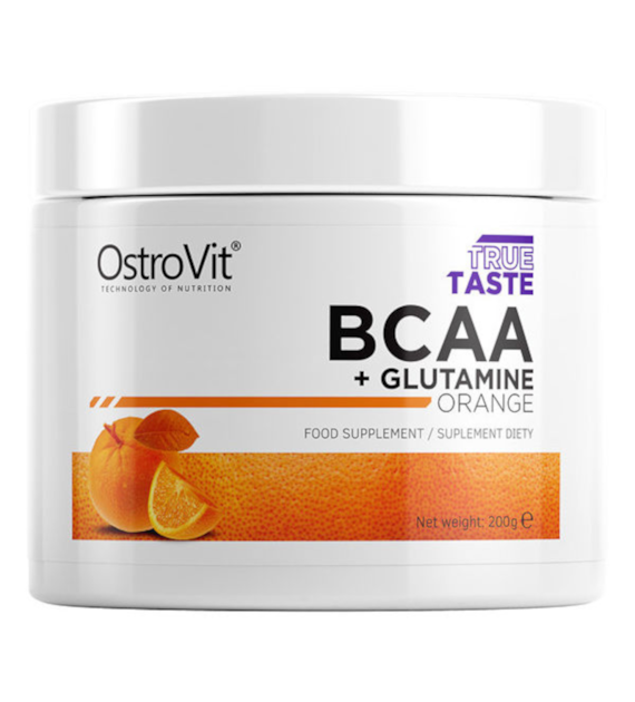 OstroVit BCAA+ Glutamine 200g orange