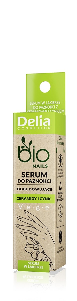 DELIA BIO NAILS SERUM DO PAZNOKCI ODBUDOWUJĄCE CERAMIDY I CYNK 11ml